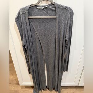 Athleta Camino wrap duster w/split back M